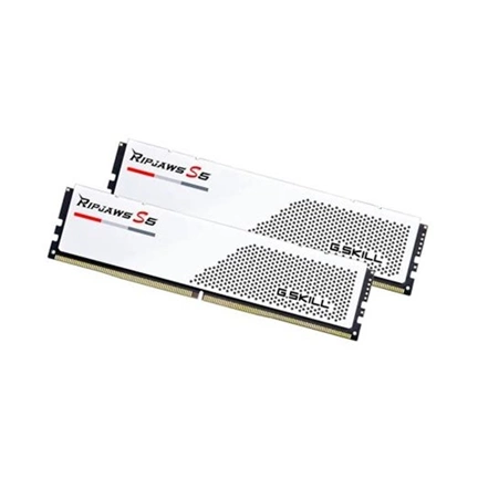 G.SKILL Ripjaws S5 DDR5 6000MHz CL32 32GB Kit2 (2x16GB) Intel XMP White