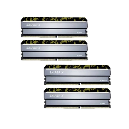 G.SKILL Sniper X DDR4 3200MHz CL16 32GB Kit4 (4x8GB) Intel XMP Digital Camo