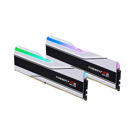 G.SKILL Trident Z5 Neo RGB DDR5-7200MHz CL34-45-45-115 1.40V 32GB Kit 2 (2x16GB) AMD EXPO White G.SKILL Trident Z5 Neo RGB DDR5-7200MHz CL34-45-45-115 1.40V 32GB Kit 2 (2x16GB) AMD EXPO White
