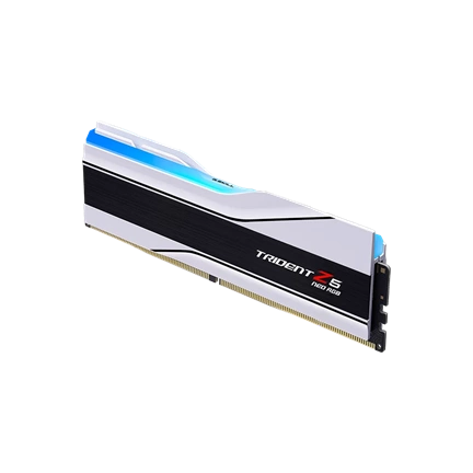 G.SKILL Trident Z5 Neo RGB DDR5-7200MHz CL34-45-45-115 1.40V 32GB Kit 2 (2x16GB) AMD EXPO White G.SKILL Trident Z5 Neo RGB DDR5-7200MHz CL34-45-45-115 1.40V 32GB Kit 2 (2x16GB) AMD EXPO White