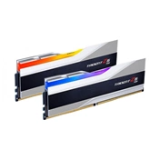 G.SKILL Trident Z5 RGB DDR5 5600MHz CL36 32GB Kit2 (2x16GB) Intel XMP Silver G.SKILL Trident Z5 RGB DDR5 5600MHz CL36 32GB Kit2 (2x16GB) Intel XMP Silver
