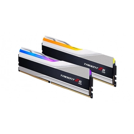G.SKILL Trident Z5 RGB DDR5 5600MHz CL36 32GB Kit2 (2x16GB) Intel XMP Silver G.SKILL Trident Z5 RGB DDR5 5600MHz CL36 32GB Kit2 (2x16GB) Intel XMP Silver