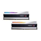 G.SKILL Trident Z5 RGB DDR5 7200MHz CL34 32GB Kit2 (2x16GB) Intel XMP Silver G.SKILL Trident Z5 RGB DDR5 7200MHz CL34 32GB Kit2 (2x16GB) Intel XMP Silver