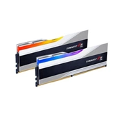 G.SKILL Trident Z5 RGB DDR5 7200MHz CL36 48GB Kit2 (2x24GB) Intel XMP Silver G.SKILL Trident Z5 RGB DDR5 7200MHz CL36 48GB Kit2 (2x24GB) Intel XMP Silver
