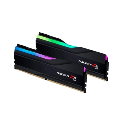 G.SKILL Trident Z5 RGB DDR5 8000MHz CL38 32GB Kit2 (2x16GB) Intel XMP Black G.SKILL Trident Z5 RGB DDR5 8000MHz CL38 32GB Kit2 (2x16GB) Intel XMP Black