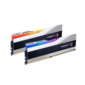 G.SKILL Trident Z5 RGB DDR5 8000MHz CL38 32GB Kit2 (2x16GB) Intel XMP Silver G.SKILL Trident Z5 RGB DDR5 8000MHz CL38 32GB Kit2 (2x16GB) Intel XMP Silver