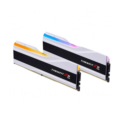 G.SKILL Trident Z5 RGB DDR5 8200MHz CL40 48GB Kit2 (2x24GB) Intel XMP White G.SKILL Trident Z5 RGB DDR5 8200MHz CL40 48GB Kit2 (2x24GB) Intel XMP White