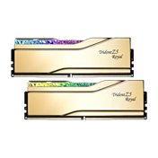G.SKILL Trident Z5 ROYAL 48GB Kit2 (2x24GB) DDR5 7200 Mhz CL36-46-46-115 1.4V Gold G.SKILL Trident Z5 ROYAL 48GB Kit2 (2x24GB) DDR5 7200 Mhz CL36-46-46-115 1.4V Gold