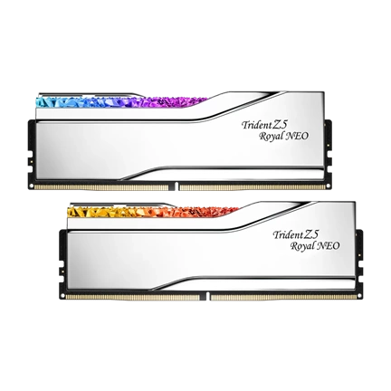 G.SKILL Trident Z5 ROYAL Neo 32GB Kit2 (2 x 16GB) DDR5 6000 Mhz CL28-36-36-96 1.4V Silver