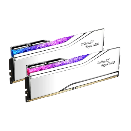 G.SKILL Trident Z5 ROYAL Neo 32GB Kit2 (2 x 16GB) DDR5 6000 Mhz CL28-36-36-96 1.4V Silver