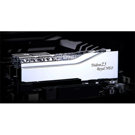 G.SKILL Trident Z5 ROYAL Neo 32GB Kit2 (2 x 16GB) DDR5 8000Mhz CL38-48-48-128 1.45V Silver