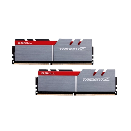 G.SKILL Trident Z DDR4 3200MHz CL16 16GB Kit4 (4x4GB) Intel XMP Silver/Red
