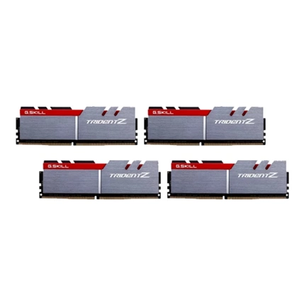 G.SKILL Trident Z DDR4 3200MHz CL16 16GB Kit4 (4x4GB) Intel XMP Silver/Red
