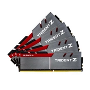 G.SKILL Trident Z DDR4 3200MHz CL16 32GB Kit4 (4x8GB) Intel XMP Silver/Red G.SKILL Trident Z DDR4 3200MHz CL16 32GB Kit4 (4x8GB) Intel XMP Silver/Red