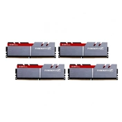 G.SKILL Trident Z DDR4 3200MHz CL16 32GB Kit4 (4x8GB) Intel XMP Silver/Red G.SKILL Trident Z DDR4 3200MHz CL16 32GB Kit4 (4x8GB) Intel XMP Silver/Red