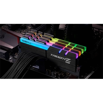 G.SKILL Trident Z RGB DDR4 3200MHz CL16 64GB Kit4 (4x16GB) Intel XMP G.SKILL Trident Z RGB DDR4 3200MHz CL16 64GB Kit4 (4x16GB) Intel XMP