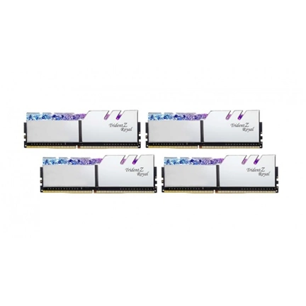 G.SKILL Trident Z Royal DDR4 3200MHz CL16 64GB Kit4 (4x16GB) Intel XMP Silver