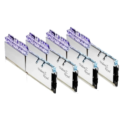 G.SKILL Trident Z Royal DDR4 3600MHz CL16 128GB Kit4 (4x32GB) Intel XMP Silver G.SKILL Trident Z Royal DDR4 3600MHz CL16 128GB Kit4 (4x32GB) Intel XMP Silver