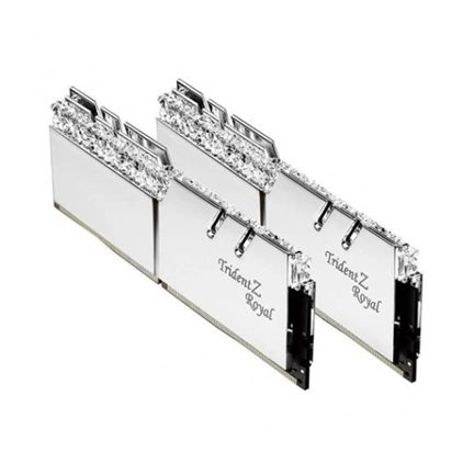 G.SKILL Trident Z Royal DDR4 4600MHz CL19 32GB Kit2 (2x16GB) Intel XMP Silver G.SKILL Trident Z Royal DDR4 4600MHz CL19 32GB Kit2 (2x16GB) Intel XMP Silver