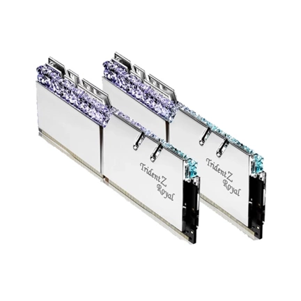 G.SKILL Trident Z Royal DDR4 4600MHz CL20 32GB Kit2 (2x16GB) Intel XMP Silver G.SKILL Trident Z Royal DDR4 4600MHz CL20 32GB Kit2 (2x16GB) Intel XMP Silver