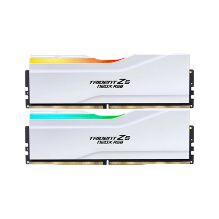 G.Skill Trident Z5 Neo X RGB memória DDR5 6000MT/s CL26-36-36-32 1,45V 32GB kit (2x16GB) AMD EXPO-ULL fehér
