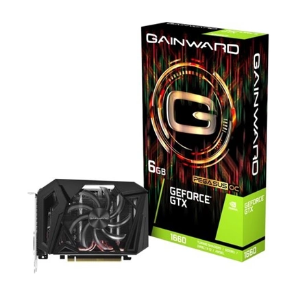 Gainward GeForce GTX 1660 Pegasus OC 6GB, GDDR5, HDMI, DP, DVI
