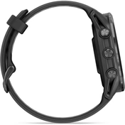 Garmin Forerunner 970 prémium futóóra - karbonszürke/fekete tok és fekete/átlátszó fehérkő szíj