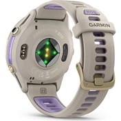 Garmin Forerunner 970 prémium futóóra - lágy arany/francia szürke tok és francia szürke/átlátszó indigószíj