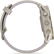 Garmin Forerunner 970 prémium futóóra - lágy arany/francia szürke tok és francia szürke/átlátszó indigószíj