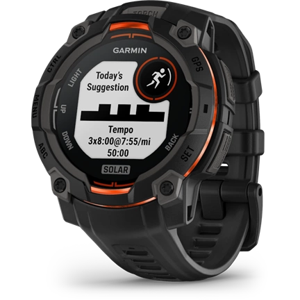 Garmin Instinct 3 okosóra - 45mm, strapabíró, napelemes, GPS, fekete
