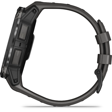 Garmin Instinct 3 okosóra - 50mm, AMOLED kijelző, strapabíró, GPS, fekete, sötétszürke szíj Garmin Instinct 3 okosóra - 50mm, AMOLED kijelző, strapabíró, GPS, fekete, sötétszürke szíj