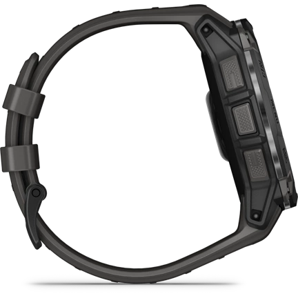 Garmin Instinct 3 okosóra - 50mm, AMOLED kijelző, strapabíró, GPS, fekete, sötétszürke szíj Garmin Instinct 3 okosóra - 50mm, AMOLED kijelző, strapabíró, GPS, fekete, sötétszürke szíj