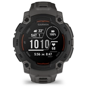 Garmin Instinct E okosóra - 45mm, strapabíró, GPS, fekete, sötétszürke szíj