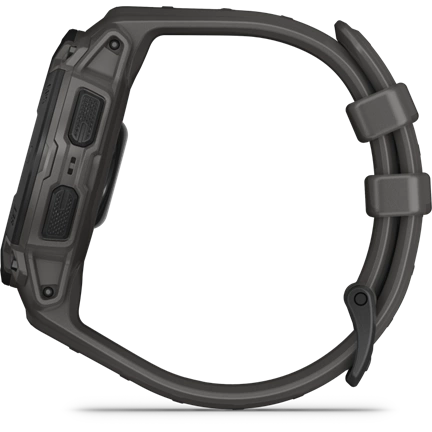Garmin Instinct E okosóra - 45mm, strapabíró, GPS, fekete, sötétszürke szíj