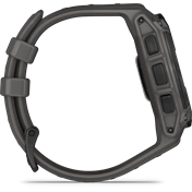 Garmin Instinct E okosóra - 45mm, strapabíró, GPS, fekete, sötétszürke szíj