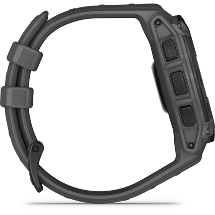Garmin Instinct E okosóra - 45mm, strapabíró, GPS, fekete, sötétszürke szíj