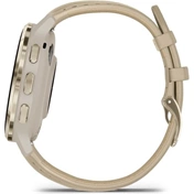 Garmin Venu 3S okosóra - krémarany rozsdamentes acélkeret, francia szürke tok és bőrszíj Garmin Venu 3S okosóra - krémarany rozsdamentes acélkeret, francia szürke tok és bőrszíj