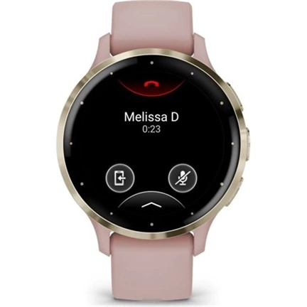 Garmin Venu 3S okosóra - krémarany rozsdamentes acélkeret, porrózsa tok és szilikonszíj Garmin Venu 3S okosóra - krémarany rozsdamentes acélkeret, porrózsa tok és szilikonszíj