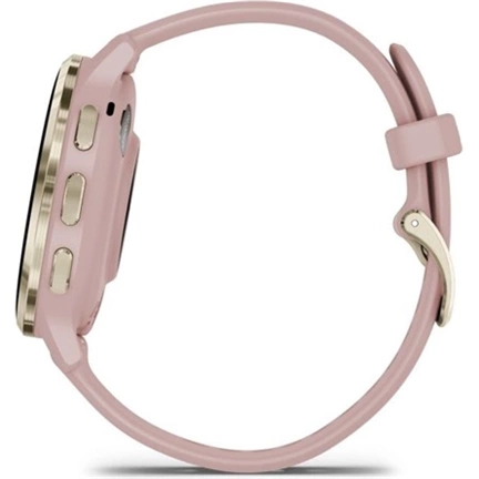 Garmin Venu 3S okosóra - krémarany rozsdamentes acélkeret, porrózsa tok és szilikonszíj Garmin Venu 3S okosóra - krémarany rozsdamentes acélkeret, porrózsa tok és szilikonszíj