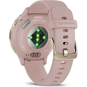 Garmin Venu 3S okosóra - krémarany rozsdamentes acélkeret, porrózsa tok és szilikonszíj Garmin Venu 3S okosóra - krémarany rozsdamentes acélkeret, porrózsa tok és szilikonszíj