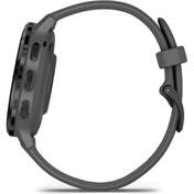 Garmin Venu 3S okosóra - palaszürke rozsdamentes acélkeret, kavicsszürke tok és szilikonszíj