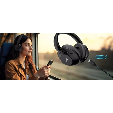 Genius HS-810BT fejhallgató - Bluetooth 5.3, összecsukható