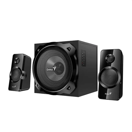 Genius SW-2.1 1850BT 2.1 hangszóró - 50W, Bluetooth 5.3, mélynyomó, távvezérlő