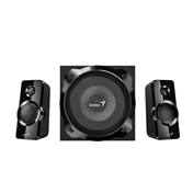 Genius SW-2.1 1850BT 2.1 hangszóró - 50W, Bluetooth 5.3, mélynyomó, távvezérlő
