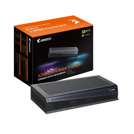 Gigabyte Aorus GeForce RTX 5060 Ti AI Box 16GB GDDR7 külső videokártya Thunderbolt 5