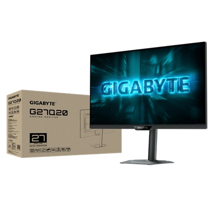 Gigabyte G27Q20 gaming monitor 27", QHD, IPS, 200Hz, 0,5ms, FreeSync Premium