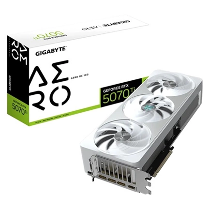 Gigabyte GeForce RTX 5070 Ti Aero OC 16GB GDDR7 videokártya