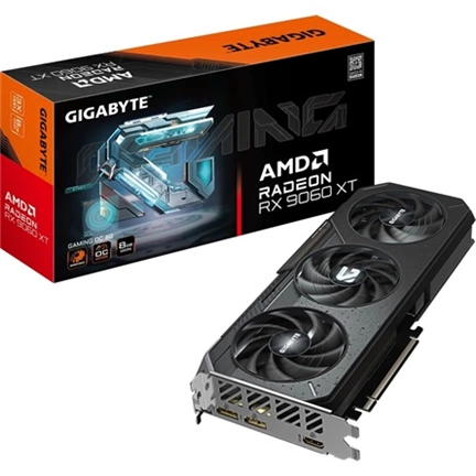 Gigabyte Radeon RX 9060 XT Gaming OC 8GB GDDR6 videokártya