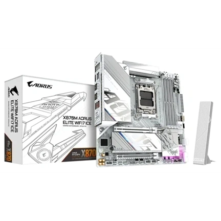 Gigabyte X870M Aorus Elite WiFi7 Ice alaplap