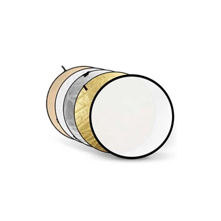 Godox 5-in-1 Reflector Gold, Silver, Soft Gold, White, Transparent - 110cm (RFT-06) Godox 5-in-1 Reflector Gold, Silver, Soft Gold, White, Transparent - 110cm (RFT-06)